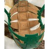 Bottega Veneta Borsa The Shell Green Large