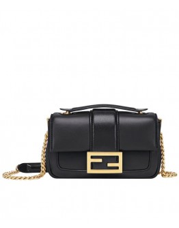 Fendi Mini Baguette Chain 8BS045 Black