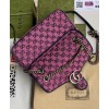Gucci GG Marmont Multicolour Small Shoulder Bag 443497 Pink