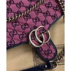 Gucci GG Marmont Multicolour Small Shoulder Bag 443497 Pink