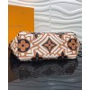 Louis Vuitton LV Crafty Neverfull Mm Bag M56584 Light Coffee