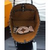 Louis Vuitton LV Crafty Neverfull Mm Bag M56584 Light Coffee