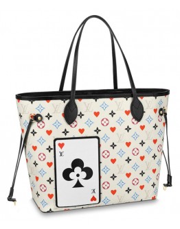 Louis Vuitton Game On Neverfull MM M57462 M57483 White