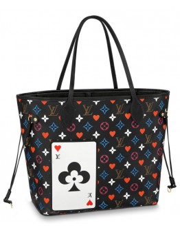Louis Vuitton Game On Neverfull MM M57462 M57483 Black