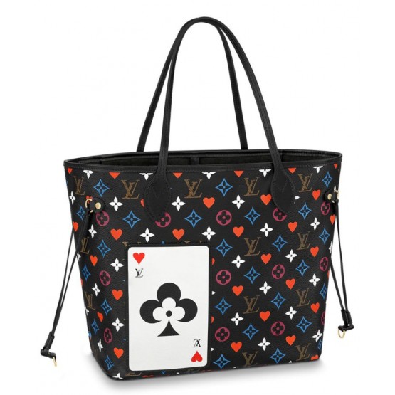 Louis Vuitton Game On Neverfull MM M57462 M57483 Black