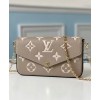 Louis Vuitton Felicie Pochette M69977 Gray