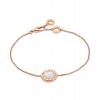 Bvlgari Rose Gold Bracelet Set With Mother-Of-Pearl 857192 Red