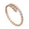 Bvlgari Serpenti One-Coil Thin Bracelet 858084 Red