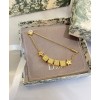 Dior Lucky Square Brooch Golden