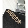 Dior J ADIOR gold-plated vintage metal brooch Golden