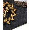 Dior White Crystal J Adior Laurier Antique Gold-Finish Brooch Golden