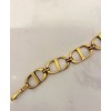 Dior 30 Montaigne Antique Gold-Finish  Links Bracelet Golden
