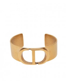 Dior 30 Montaigne Cuff Bracelet Golden