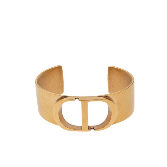 Dior 30 Montaigne Cuff Bracelet Golden