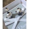 Dior Tribales Butterfly Earrings Black