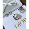 Dior Tribales Butterfly Earrings Black