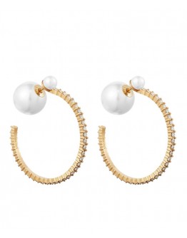 Dior C Earrings Golden