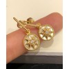 Dior Rose Des Vents Earrings White
