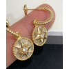 Dior Rose Des Vents Earrings White