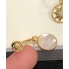 Dior Rose Des Vents Earrings White