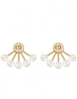 Dior Ja petite Tribale earrings White