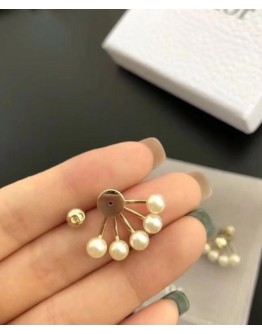 Dior Ja petite Tribale earrings White