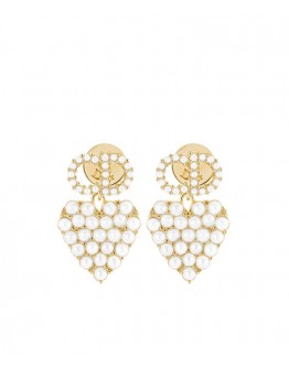 Dior Clair D Lune Earrings Golden