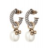 Dior J Adior Earrings Golden