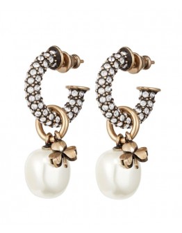 Dior J Adior Earrings Golden