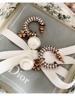 Dior J Adior Earrings Golden
