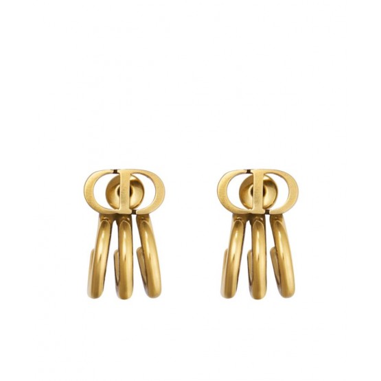 Dior 30 Montaigne Earrings Golden