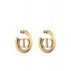 Dior 30 Montaigne Hoop Earrings Golden