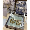 Dior 30 Montaigne Hoop Earrings Golden