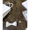 Dior J ADIOR Necklace Golden