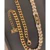Dior Crystal Dior evolution Choker Necklace Golden