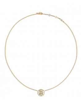 Dior Rose Des Vents Necklace Golden