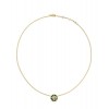 Dior Rose Des Vents Necklace 18k Yellow Gold Diamond And Malachite Green