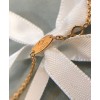Dior Rose Des Vents Necklace 18k Yellow Gold Diamond And Malachite Green