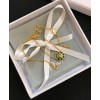 Dior Rose Des Vents Necklace 18k Yellow Gold Diamond And Malachite Green