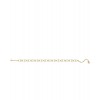 Dior 30 Montaigne Chain Link Choker Necklace Golden