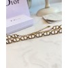Dior 30 Montaigne Chain Link Choker Necklace Golden