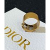 Dior 30 Montaigne Antique Gold-Finish Cd Ring Golden