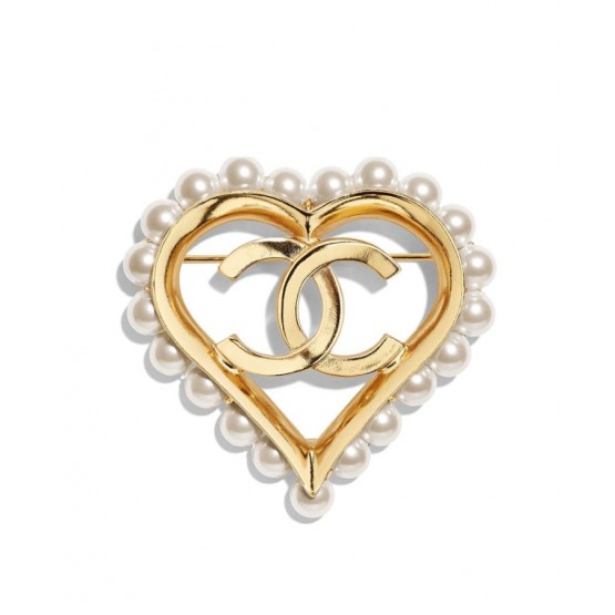 C-C Brooch AB2598 Golden