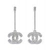 C-C Earrings A63084 Silver