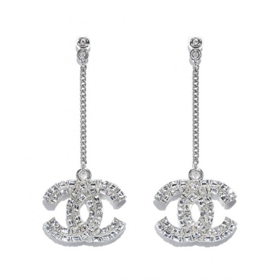 C-C Earrings A63084 Silver