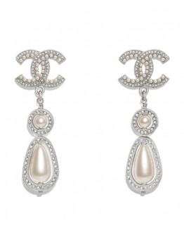 C-C Earrings AB2279 Cream