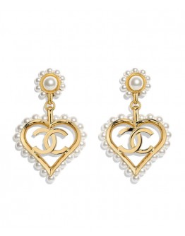 C-C Earrings AB2597 Golden