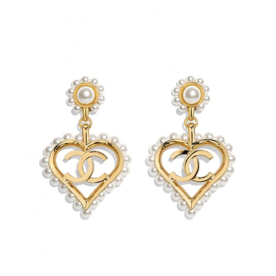 C-C Earrings AB2597 Golden