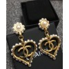 C-C Earrings AB2597 Golden