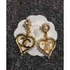 C-C Earrings AB2597 Golden